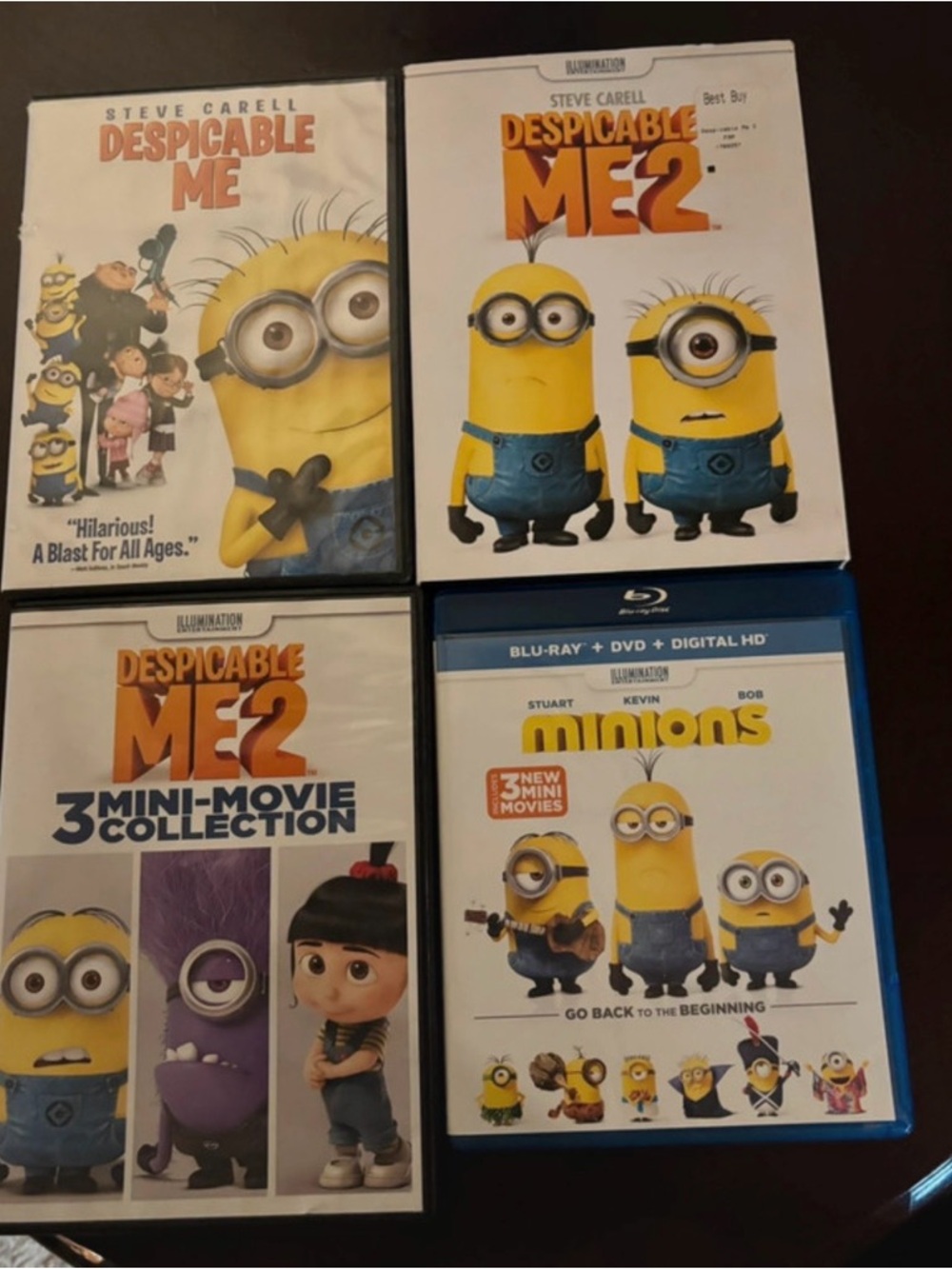 despicable me dvd collection
